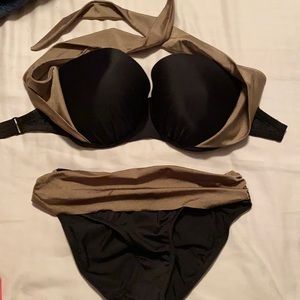 Venus Black and Gold Bikini